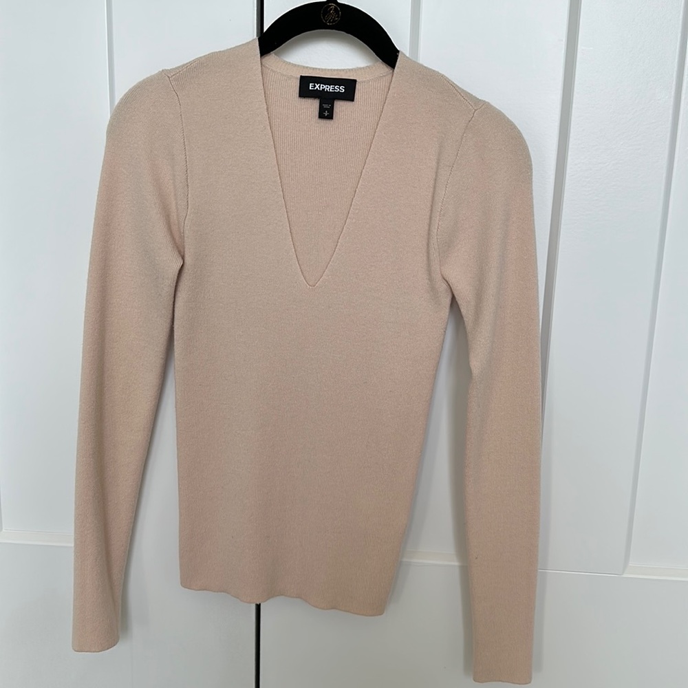 Express V neck sweater